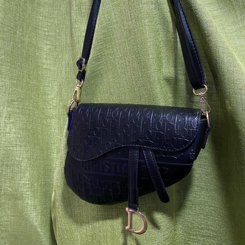 Faux Dior Saddle Bag